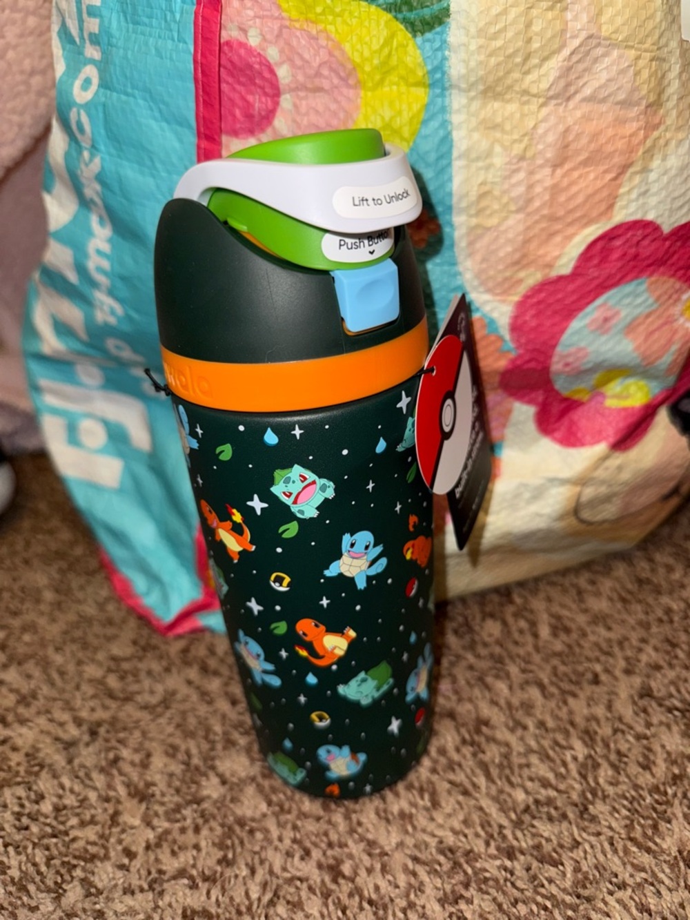 Owala x Pokémon Kanto Starters Water Bottle 16 oz
